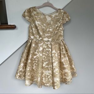 [Biscotti] Gold Formal Gown